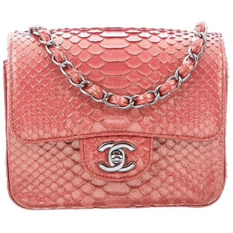 chanel flap pink gold|chanel snakeskin flap bag.